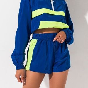 Color Block Athletic Short